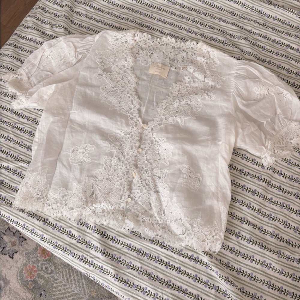 Doen Heirloom Idella Lace Top - Small